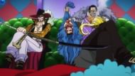 Moria's Kozuki origin makes him a perfect fit in the Cross Guild (Image via Toei Animation)
